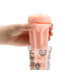 RealRock RealRock Compact Pussy Masturbator Met Geribbelde Textuur Huidskleur