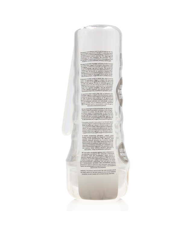 RealRock Intense Pleasure Slim TPE Masturbator with Ribbed Textures