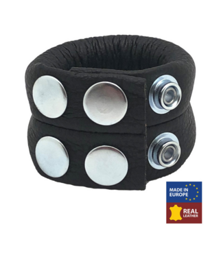 Red Leather Verstelbare Zwarte Leren Ballstretcher 140g Met 4 Drukknopen