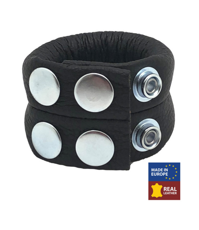 Red Leather Verstelbare Zwarte Leren Ballstretcher 140g Met 4 Drukknopen