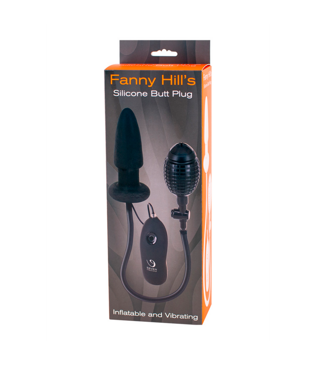 Seven Creations Seven Creations Siliconen Anale Plug Met Vibratie, Pomp En Afstandsbediening 9 cm