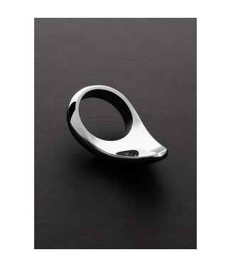 Steel by Shots Teardrop Stainless Steel Cock Ring for Enhanced Stimulation and Pleasure