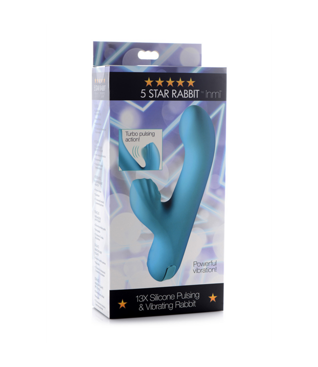 XR Brands Silikon-Rabbit mit Pulsation & Vibration - 18 Zoll, sicher und flexibel