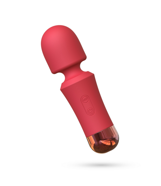 Crushious Wanda Mini Massager: Powerful, Rechargeable, 10 Vibes, Splashproof