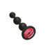 Doc Johnson Siliconen Anale Plug Met 3 Kralen En Juweel 10,2 cm | Booty Bling