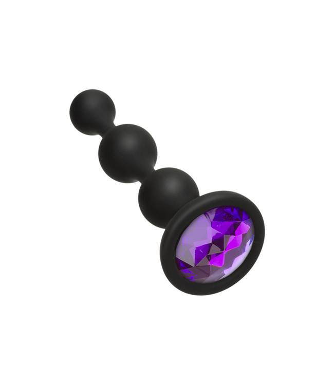 Doc Johnson Elegant Silicone Anal Pearls - Stylish Booty Bling for Beginners