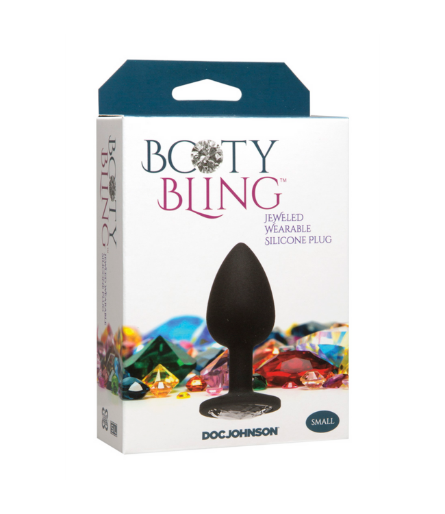 Doc Johnson Doc Johnson Spade Butt Plug Klein 7,4 cm Siliconen Met Pastelkleurige Edelstenen