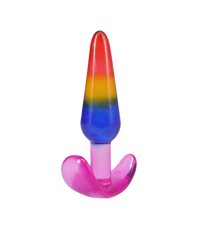 Doc Johnson Regenbogen Anal-Trainingsset 3 Plugs S/M/L – Crystal Jellies Komfort