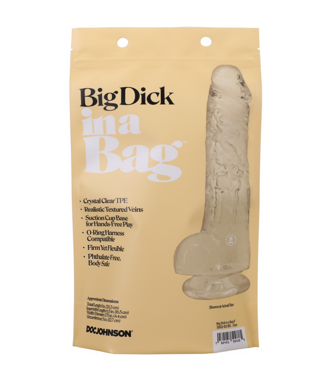 Doc Johnson Realistische 20 cm Dildo Met Zuignap Voor Handsfree Gebruik – Doc Johnson