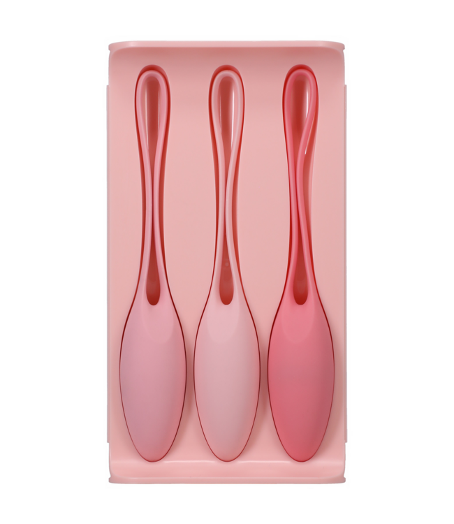 Doc Johnson Weighted Kegel Trainer Set for Stronger Pelvic Floor & Better Control