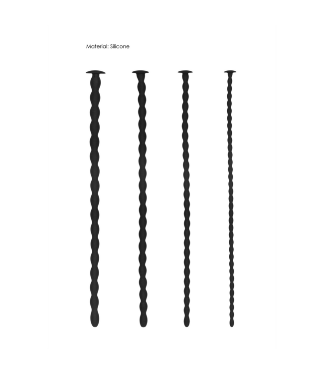 Ouch! Silikon-Urethral-Stimulationsset für Fortgeschrittene – Sicheres Vergnügen