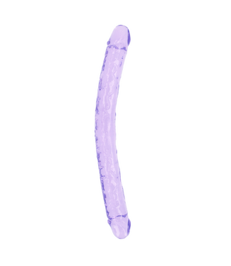 RealRock Dubbele Dildo 45 cm Transparant Veilig en Ftalatenvrij RealRock Crystal Clear