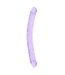 RealRock Dubbele Dildo 45 cm Transparant Veilig en Ftalatenvrij RealRock Crystal Clear