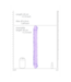 RealRock Dubbele Dildo 45 cm Transparant Veilig en Ftalatenvrij RealRock Crystal Clear