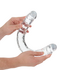 RealRock REALROCK Doppeldildo Crystal Clear 45 cm – für intensives Vergnügen