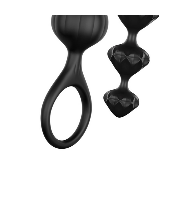 Satisfyer Satisfyer Love Beads Schwarz 2,5 cm – Weiche Analkugeln für Einsteiger