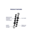 Satisfyer Love Beads Black 2.5 cm - Silicone Anal Beads for Intense Pleasure