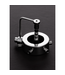 Steel by Shots Spiked Glans Ring with P-Plug - Intense Stainless Steel Stimulation