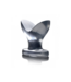 XR Brands Intense Pleasure Anchored Clear Butt Plug - 9.53 cm for Ultimate Comfort
