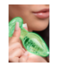XR Brands Glow-In-The-Dark Borosilicate Glass Butt Plug - 8.8 cm Fun in the Dark
