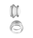 XR Brands Comfortable Silicone Nipple Suction Cups & Tapered Trainer Set