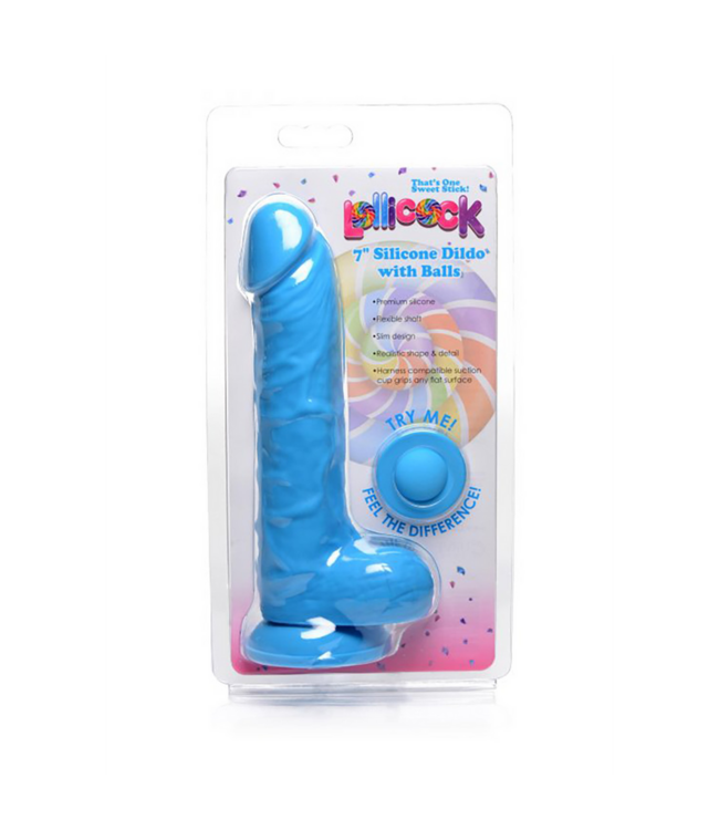 Curve Toys Siliconen Realistische Dildo 18,4 cm Met Stuurbare Zuignap En Ballen