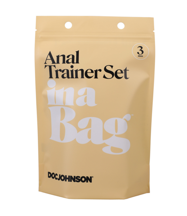 Doc Johnson Beginner's Anal Trainer Set - Safe 3-Piece Plug Collection