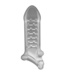 Doc Johnson Jacked Up Thin Extender - 15cm Extra Length & Ribbed Stimulation