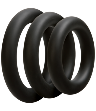 Doc Johnson OptiMALE Siliconen Penisring Set | 3 Maten Voor Langdurige Erectie & Comfort