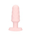 Loveline Velvet Vibrierender Plug Rosa 10 Funktionen | Leise & Sicher 9,8 cm