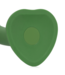 Loveline Compacte Bosgroene Siliconen Vibrerende Dildo Geschikt Voor Harnassen - Loveline