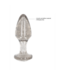 Ouch! Acrylic Butt Plug Set: 3 Sizes for Safe and Shiny Pleasure