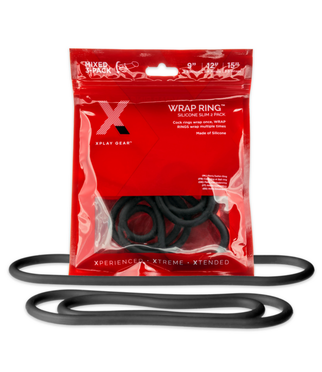 PerfectFitBrand Slim Wrap Ring Duo | Premium Silicone Cock Rings for Comfort & Versatility