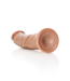 RealRock RealRock 23 cm Gebogen Zuignap Dildo Met Natuurlijke Textuur