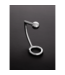 Steel by Shots Stylish Stainless Steel Cock Ring with Removable Anal Ball for Comfort