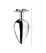 XR Brands Glücksbringer Metall Analplug 9,2 cm – Stilvoller Kleeblatt Schmuck