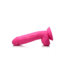 XR Brands Realistic Firm Pink Dildo with Suction Cup - 22.8 cm for Hands-Free Fun