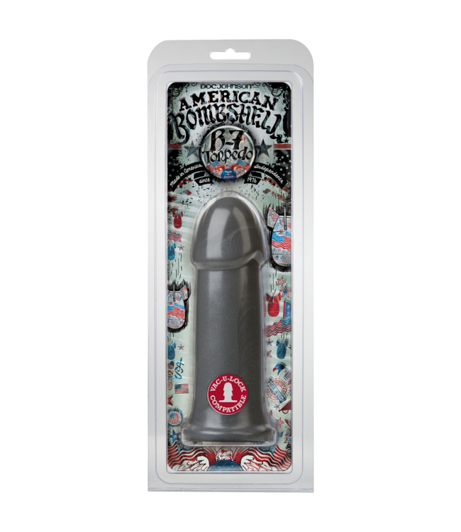 Doc Johnson American Bombshell 17,5 cm Stevige BUTT PLUG Met 7 Inch Schacht