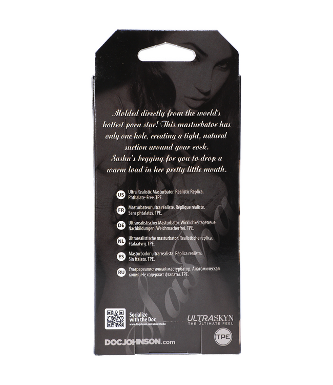 Doc Johnson Sasha Grey’s ULTRASKYN Pocket Pal: Ultimate Oral Pleasure Experience