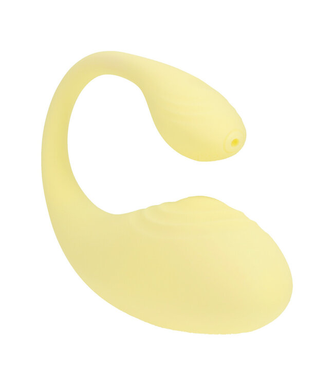 Loveline Loveline C-Vormige G-Spot Massager Met Afstandsbediening En 10 Vibratiestanden Geel