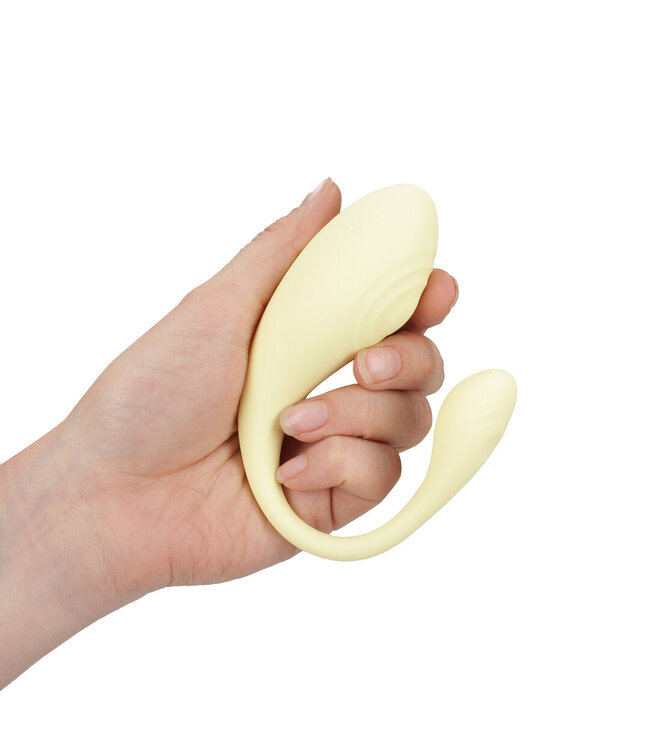 Loveline Loveline C-Vormige G-Spot Massager Met Afstandsbediening En 10 Vibratiestanden Geel