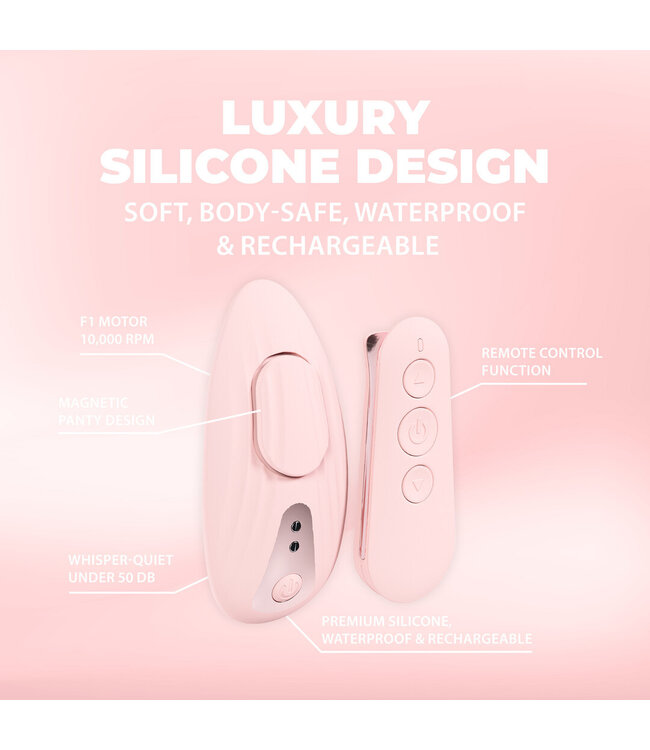 Loveline Céleste Strumpfhosenvibrator Rosa | Leise, Wasserdicht & Leistungsstark
