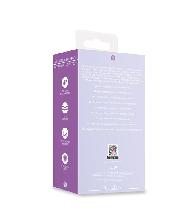 Loveline Loveline Afstandsbediening Vibrerende Kegelbal Lavendel Met 10 Vibratiefuncties