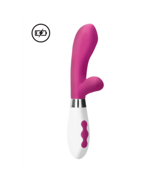 Luna by Shots Luna Rabbit Vibrator Roze Met 2 Motoren En USB Oplaadfunctie