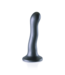 Ouch! G-Spot Dildo 17 cm Curvy Van Liquid Silicone Met Zuignap Gunmetal