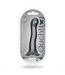 Ouch! Ultra Soft 17cm Gunmetal Curvy G-Spot Dildo with Suction Cup