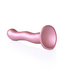Ouch! Liquid Silicone Curvy G-Spot Dildo 17 cm Met Zuignap Roségoud | Ouch!