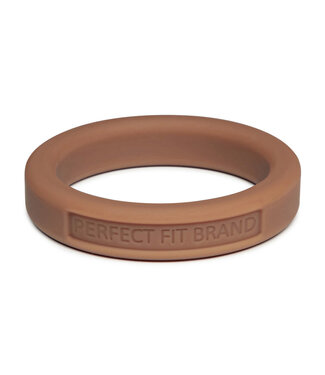 PerfectFitBrand Hefty Silicone Classic Cock Ring - Skin Colour for Ultimate Comfort