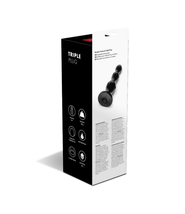 Prowler Red Prowler RED Triple Plug - Ultimate Pleasure with Three Stimulating Beads