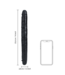 RealRock RealRock Dubbelzijdige Dildo 35,6 cm Met Realistische Textuur Zwart